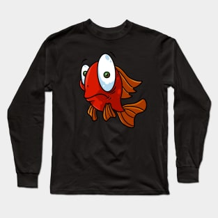 Orange fish Long Sleeve T-Shirt